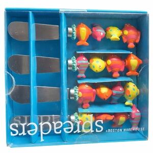 Vintage Boston Warehouse Fish Spreaders - Multicolor